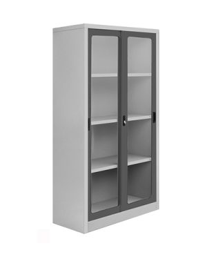 Zeco Sliding Door Glass Cupboard Z-301-T6